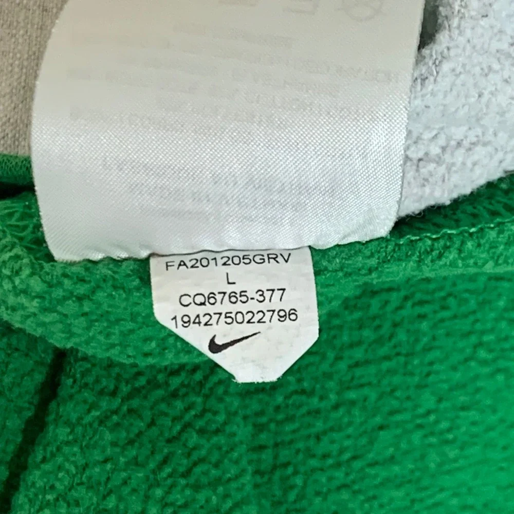 Nike Oregon Ducks Hoodie Women's Large Green Excellent‎  Pullover Logo